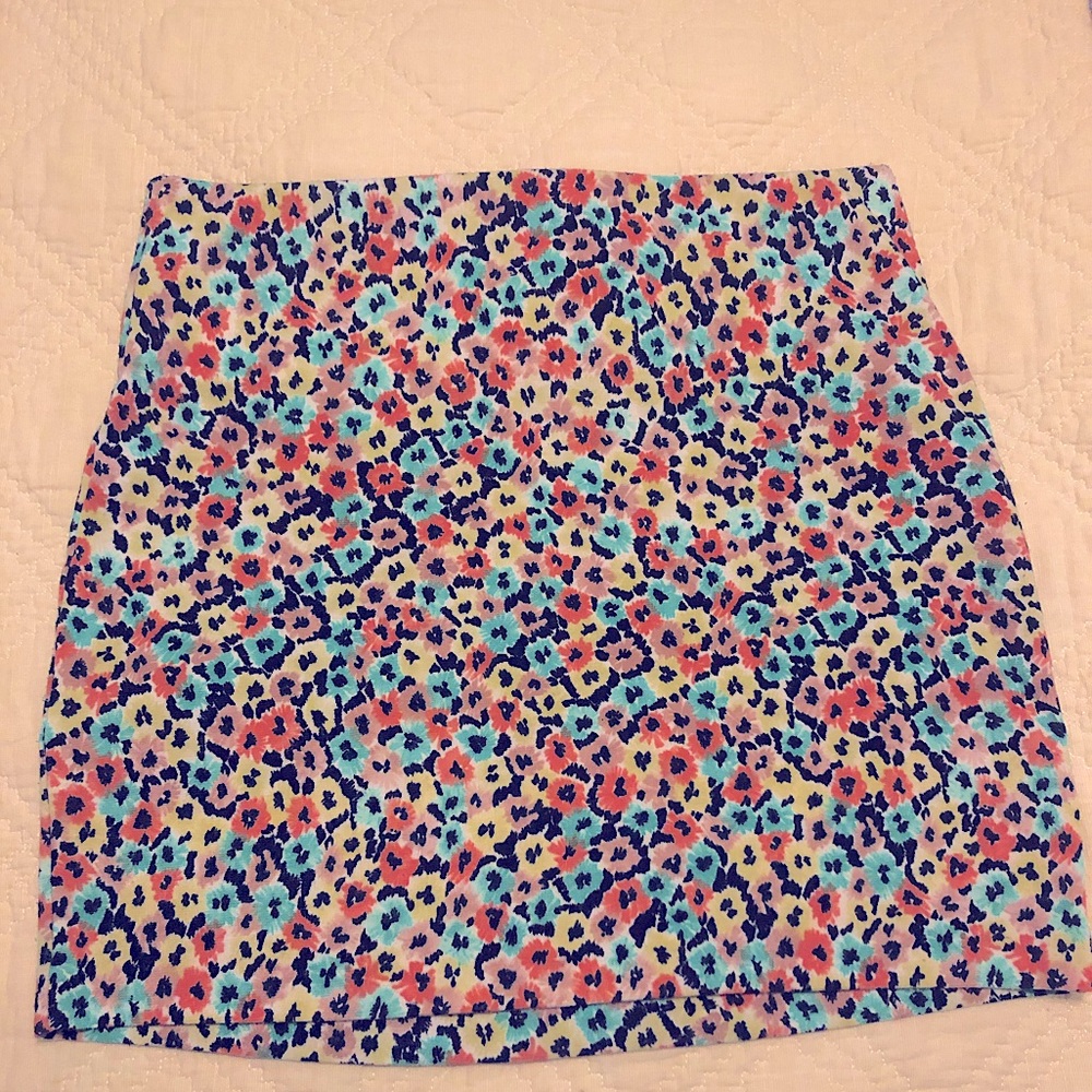 BCBGeneration Floral Mini Skirt- Size M